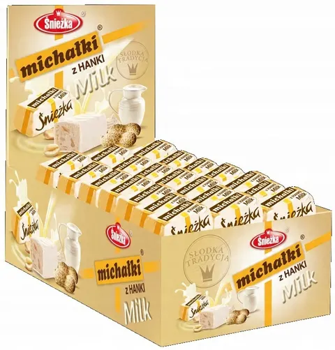 Śnieżka cukierki michałki z hanki milk 1,9kg
