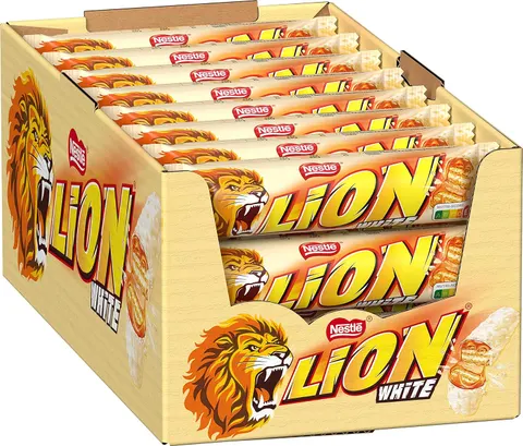 Lion baton biały 42g x40
