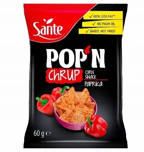 Sante wafle ryżowe z chilli pop'n 60g