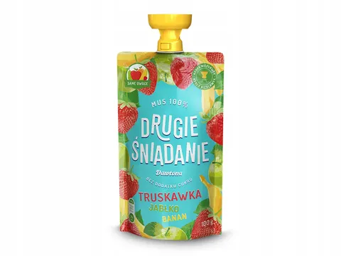 Dawtona mus truskawka, jabłko i banan 100ml