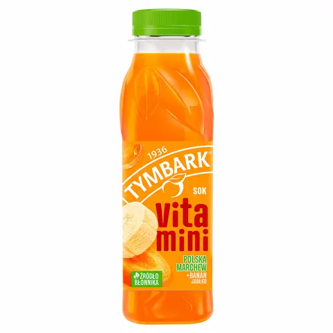 Tymbark sok vitamini banan, marchew i jabłko 300ml