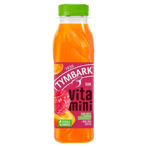 Tymbark sok vitamini marchew, malina i jabłko 300ml
