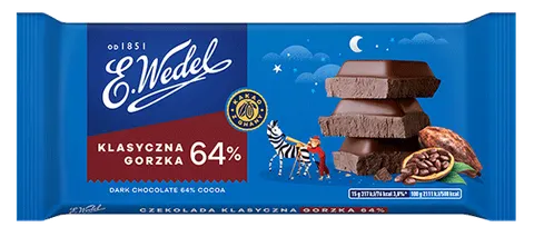 Wedel czekolada gorzka 64% kakao 90g
