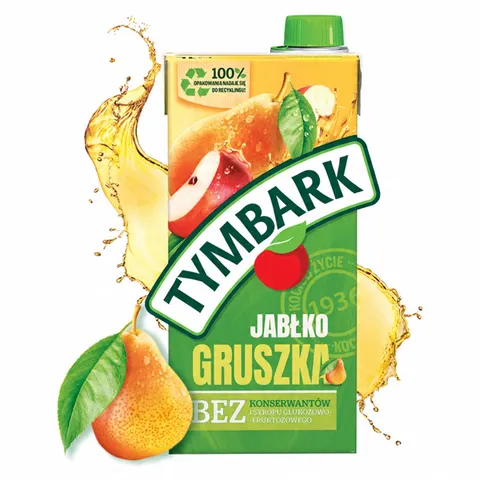 Tymbark napój jabłko, gruszka 1l