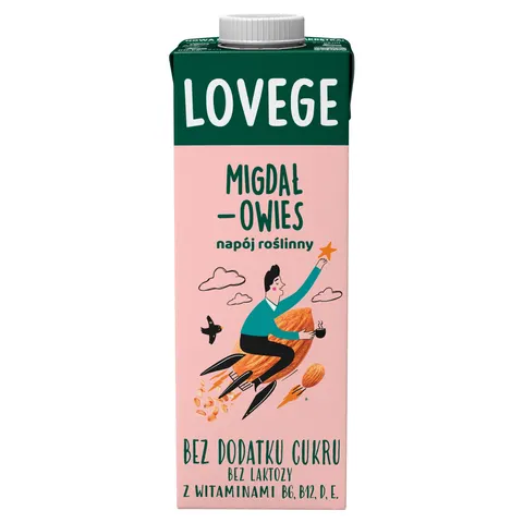 Sante napój lovege migdałowo-owsiany 1l