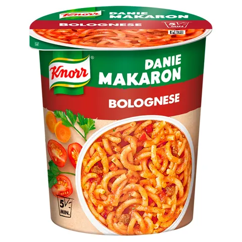 Knorr kubek danie makaron bolognese 60g