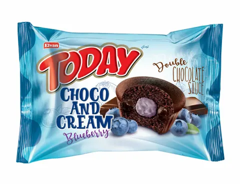 Elvan babeczka o smaku czekolady i borówki 45g x24