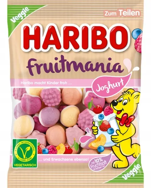 Haribo żelki fruitmania joghurt 160g
