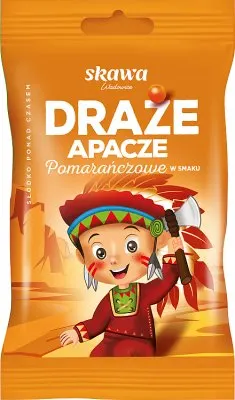 Skawa draże pomarańczowe apacze 70g