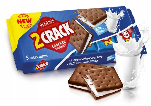 Roshen krakersy mleczno-waniliowe 235g