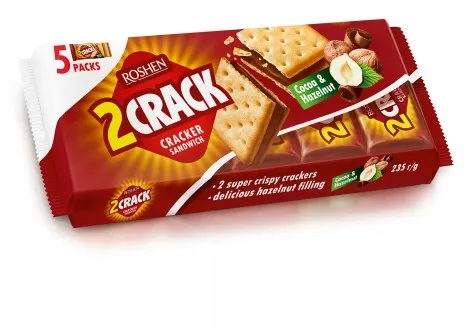 Roshen krakersy orzechowe 235g