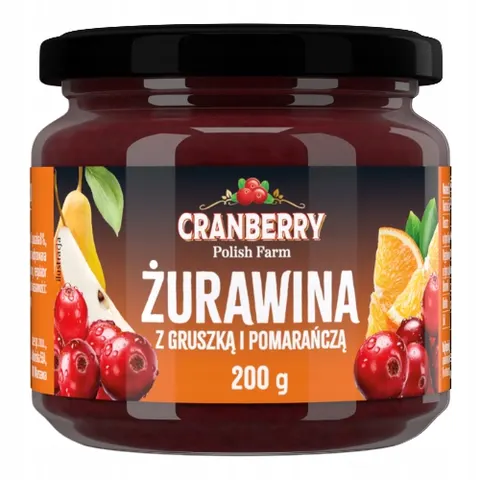 Sante żurawina z gruszką i pomarańczą 200g
