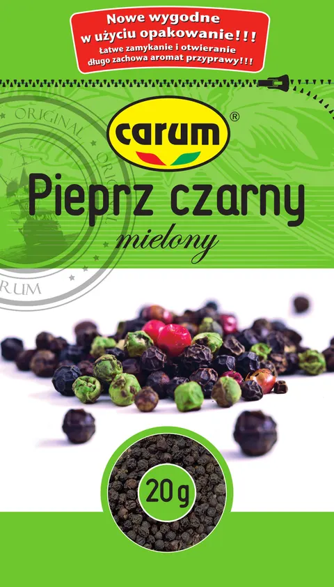 Carum pieprz czarny mielony 20g