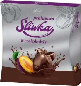 Vobro bombonierka śliwka w czekoladzie 144g