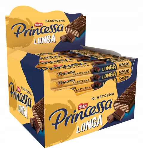 Princessa wafel o smaku ciemnej czekolady 41g x30