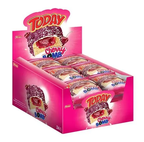 Elvan today donut o smaku wiśni 50g x24