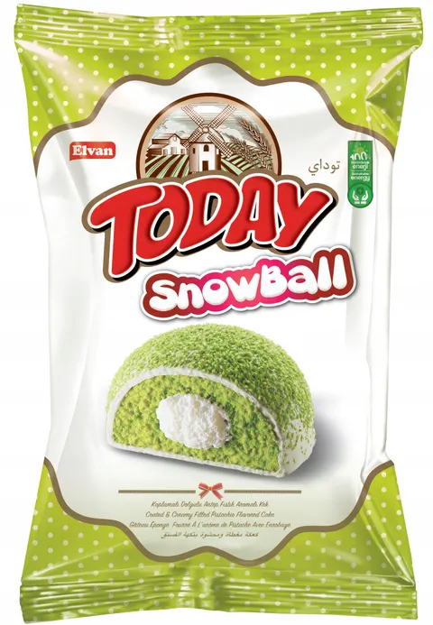 Elvan today snowball pistacjowy 50g x24