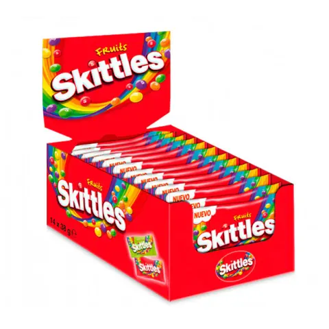 Skittles cukierki fruits 38g x14