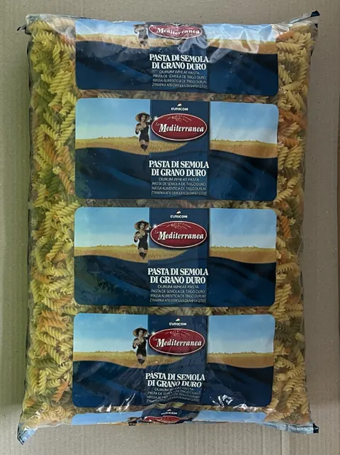 Mediteranea makaron świderki 3 kolory 5kg