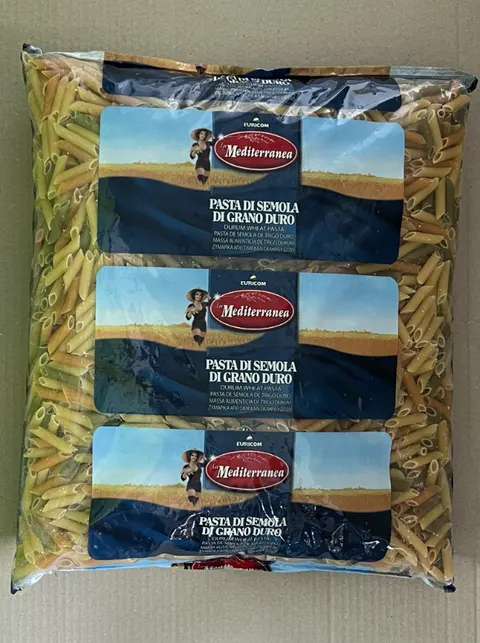 Mediteranea makaron penne 3 kolory 5kg