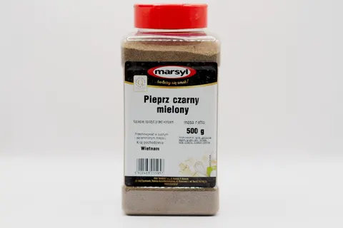 Marsyl pieprz czarny mielony 600g
