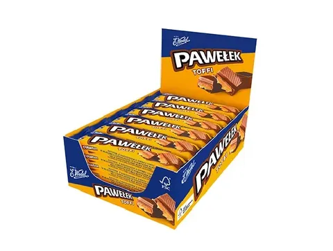 Wedel baton pawełek toffi 45g x24