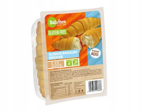 Balviten bez glutenu słodkie rogaliki brioche 3x50g