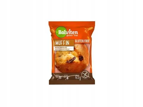 Balviten bez glutenu muffin z kawałkami czekolady 65g.