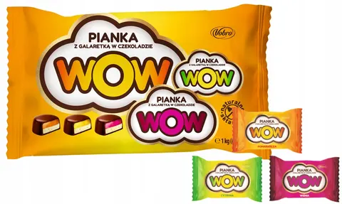 Vobro cukierki pianko -galaretki wow 1kg
