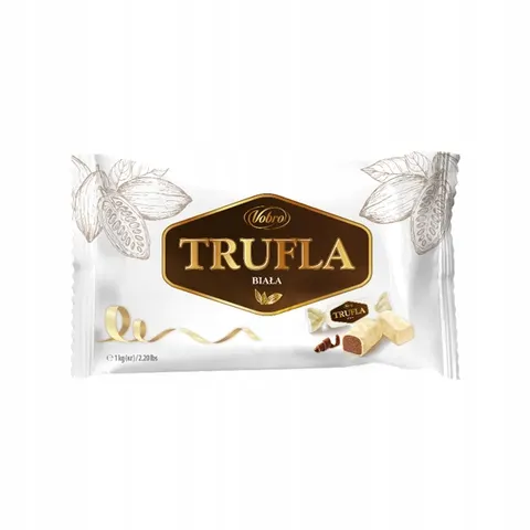 Vobro cukierki trufla biała1kg