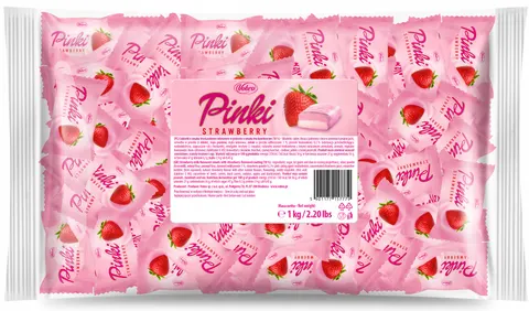 Vobro pianki pinki strawberry 1kg