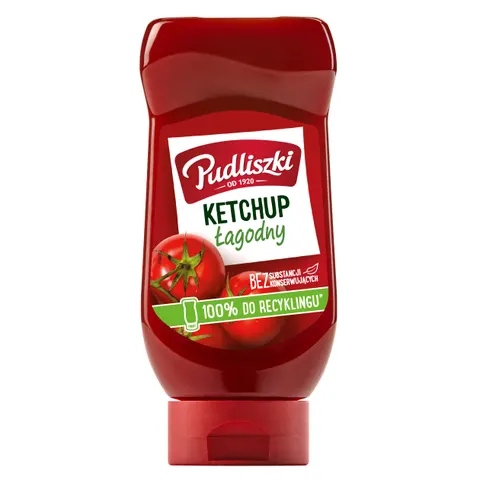 Pudliszki ketchup łagodny 480g