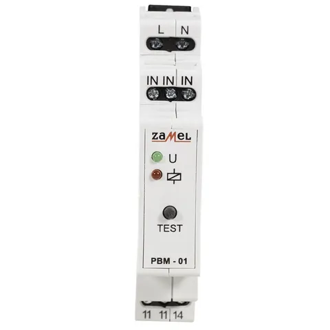 Przekaźnik impulsowy bistabilny 16A 1Z 250VAC, PBM-01; EXT10000061 ZAMEL