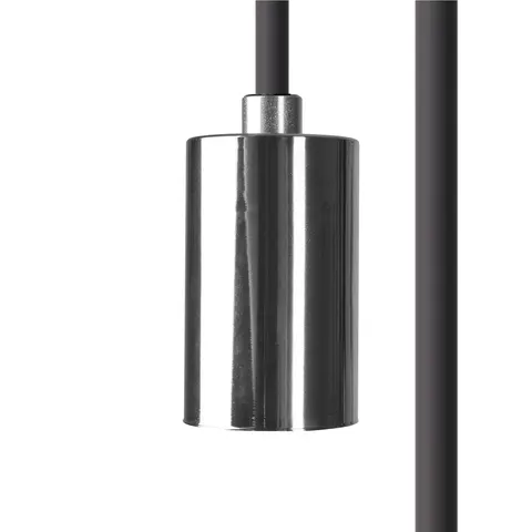 PRZEWÓD Z OPRAWKĄ 250CM CAMELEON CABLE E27 2,5 M BLACK/CHROME 8657 Nowodvorski