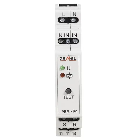 Przekaźnik bistabilny 230VAC TH35 1M PBM-02; EXT10000063 ZAMEL