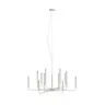Nowoczesna Lampa Wisząca Żyrandol Orto Silk Grey Xii 11463 Nowodvorski Lighting