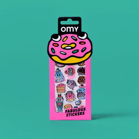 OMY ZESTAW WINYLOWYCH NAKLEJEK SET - ICONIC
