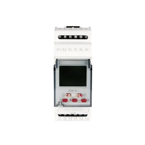 Programator czasowy 1-kan astronomiczny 230V AC ZCM-31, ZAMEL