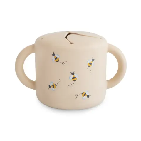 Kubek niewysypek na przekąski Bees, Mushie