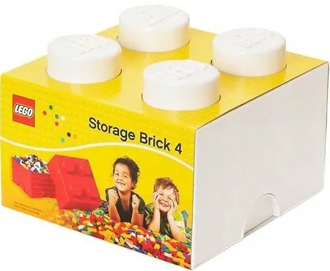 LEGO Pojemnik na klocki 4 biały