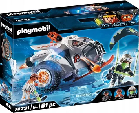 Playmobil Top Agents Pojazd Śnieżny 70231
