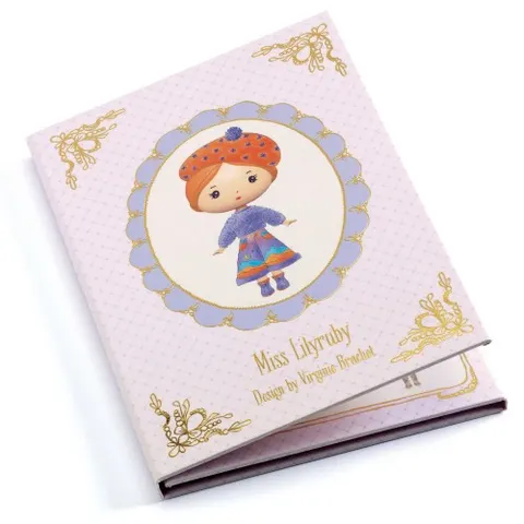 Djeco Zestaw z naklejkami "MISS LILYRUBY" DJ06981