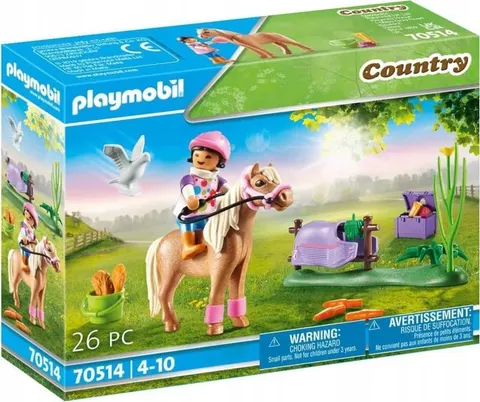 Playmobil Country Zestaw Kucyk Islandczyk 70514