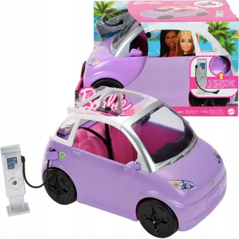 Barbie Pojazd dla Lalki i Lalek Auto Samochód "Elektryczny" Mattel