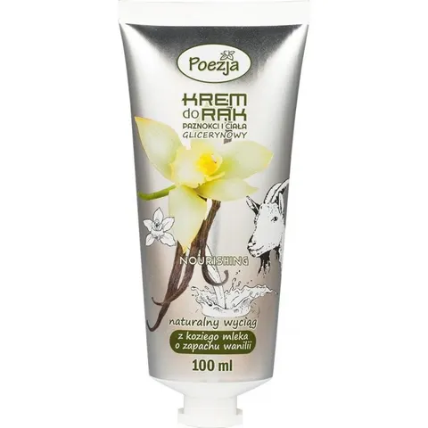 POEZJA Krem do rąk GLICERYNOWY KOZIE MLEKO I WANILIA, 100 ml