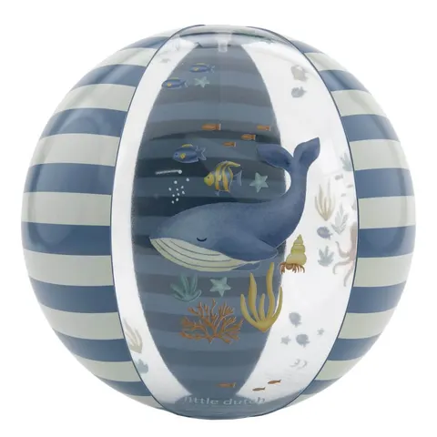 Little Dutch Piłka plażowa Ocean World 35cm