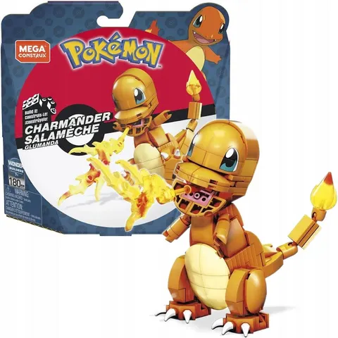 MATTEL GKY96 Mega Charmander Średni Pokemon do zbudowania