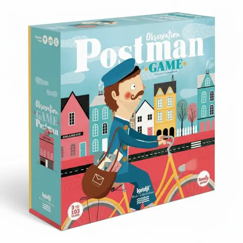 Gra obserwacyjna dla dzieci, Postman - Listonosz | Londji