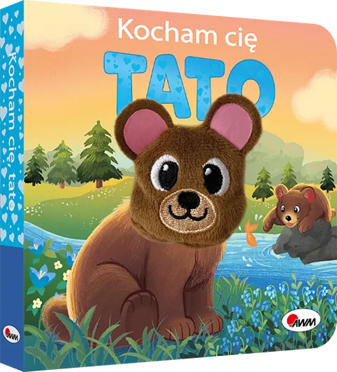 AWM KOCHAM CIĘ TATO KSIĄŻKA Z PACYNKĄ