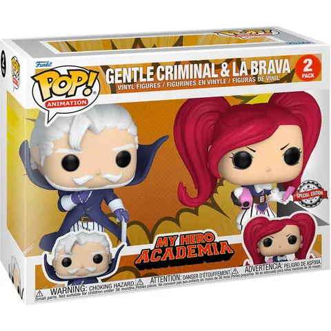 Gentle Criminal & La Brava 2 pack My Hero Academia Funko POP! Vinyl